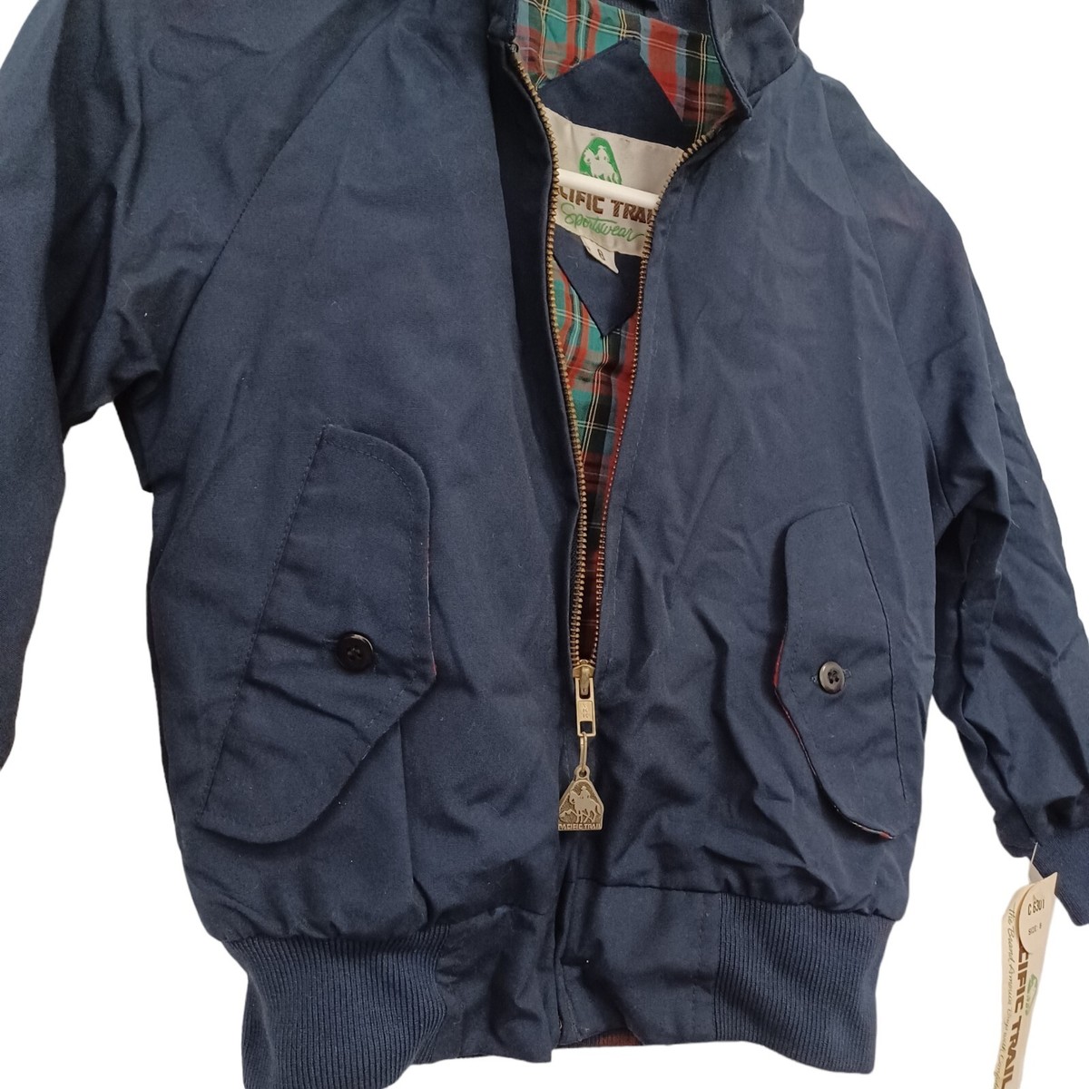 80s Pacific Trail Blue Full Zip Up Jacket Kid Size 8 Youth 80s Pacific Trail Blue Full Zip Up Jacket Kid Size 8 Youth