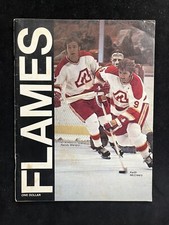 DENIS POTVIN & TOM LYSIAK NHL DEBUT 1973 ATLANTA FLAMES HOME OPENER PROGRAM v NY