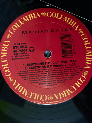 Mariah Carey Lp 12” Emotions 1991 V. G | eBay