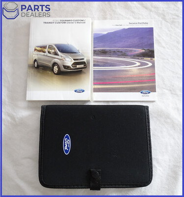 GENUINE FORD TRANSIT TOURNEO CUSTOM 2012-2018 OWNERS MANUAL HANDBOOK  SERVICE UK
