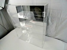 4 Shelf Acrylic Display Case With Mirror 4 NASCAR Haulers or 8 1:24 NASCAR's