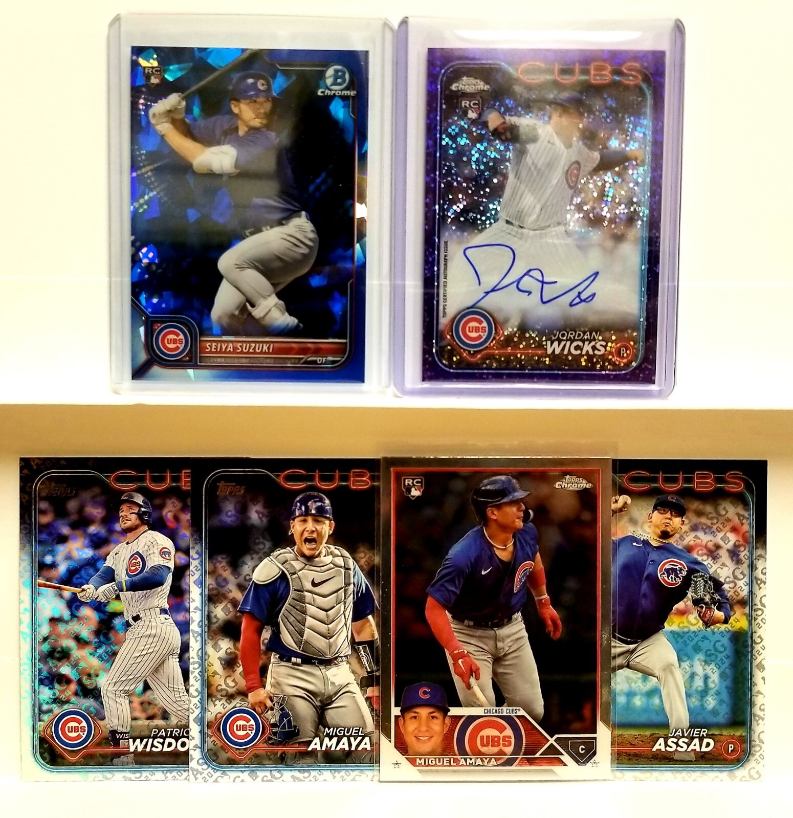 2022 Bowman Chrome Sapphire Seiya Suzuki RC #69 Cubs