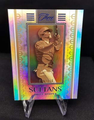 2022 Panini Three & Two - Bryce Harper - Sultans /150 - Philadelphia Phillies