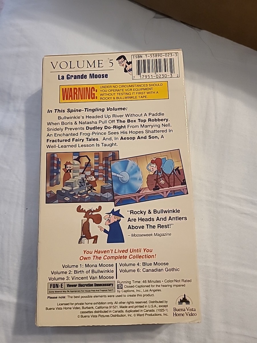 その他 Adventures of Rocky and Bullwinkle Vol. 5: La Grande Moose [VHS] [Import] The Adventures of Rocky Bullwinkle - Vol. 5: La Grande Moose