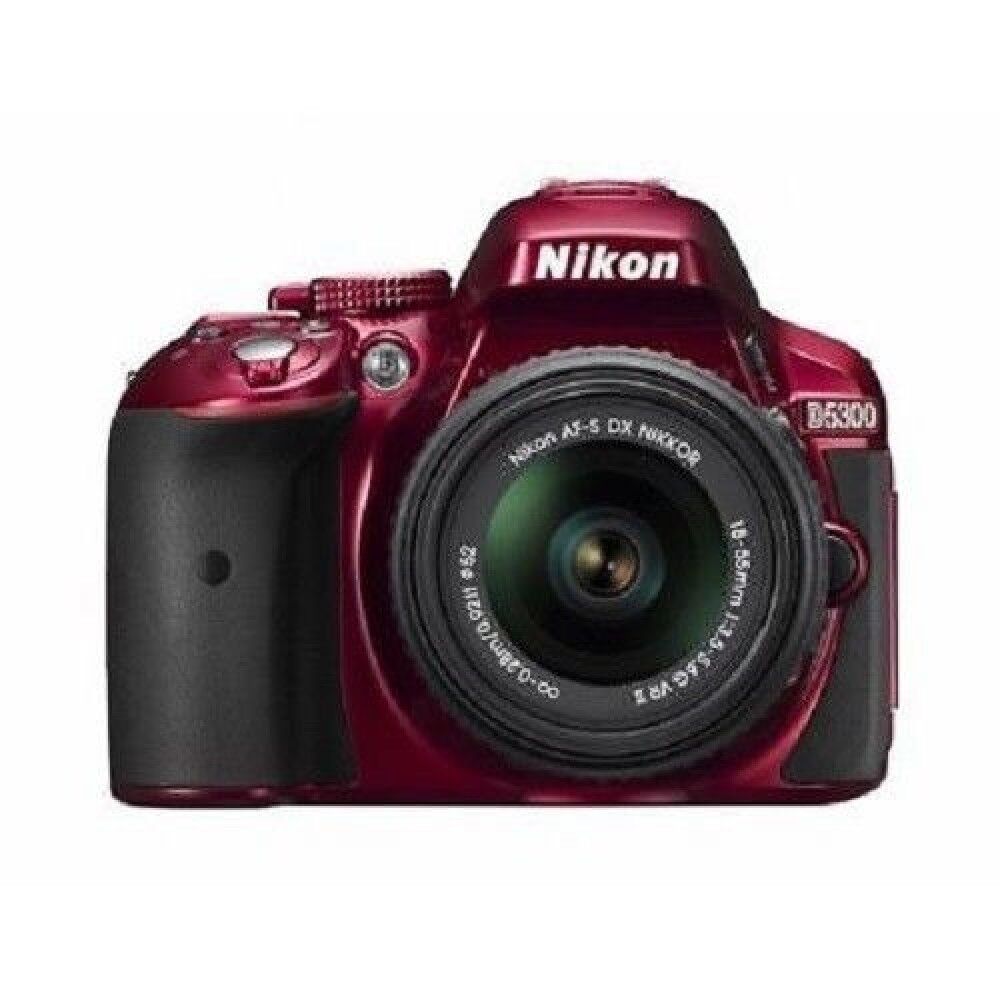 USED Nikon D5300 with AF-S 18-55mm ED VR II Red Excellent USED Nikon D5300 with AF-S 18-55mm ED VR II Red Excellent