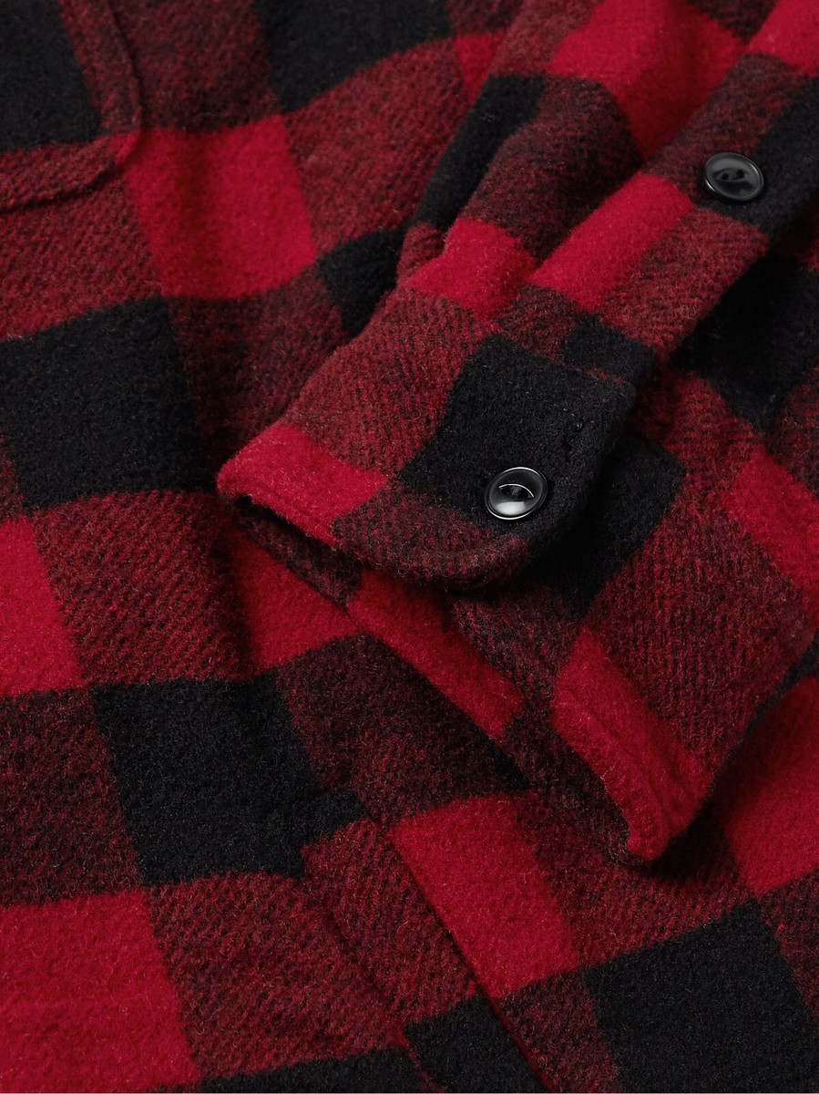 Ralph Lauren ウールポンチョ バッファローチェック Ralph Lauren ウールポンチョ バッファローチェック