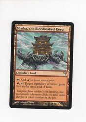 Shinka, the Bloodsoaked Keep - Champions of Kamigawa #282 Rare
