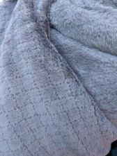 Polartec gray Diamond 200 weight fleece fabric 60'' wide by the yard