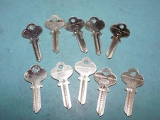 Lot of 10 - ILCO N3  Key Blank  envelope 82