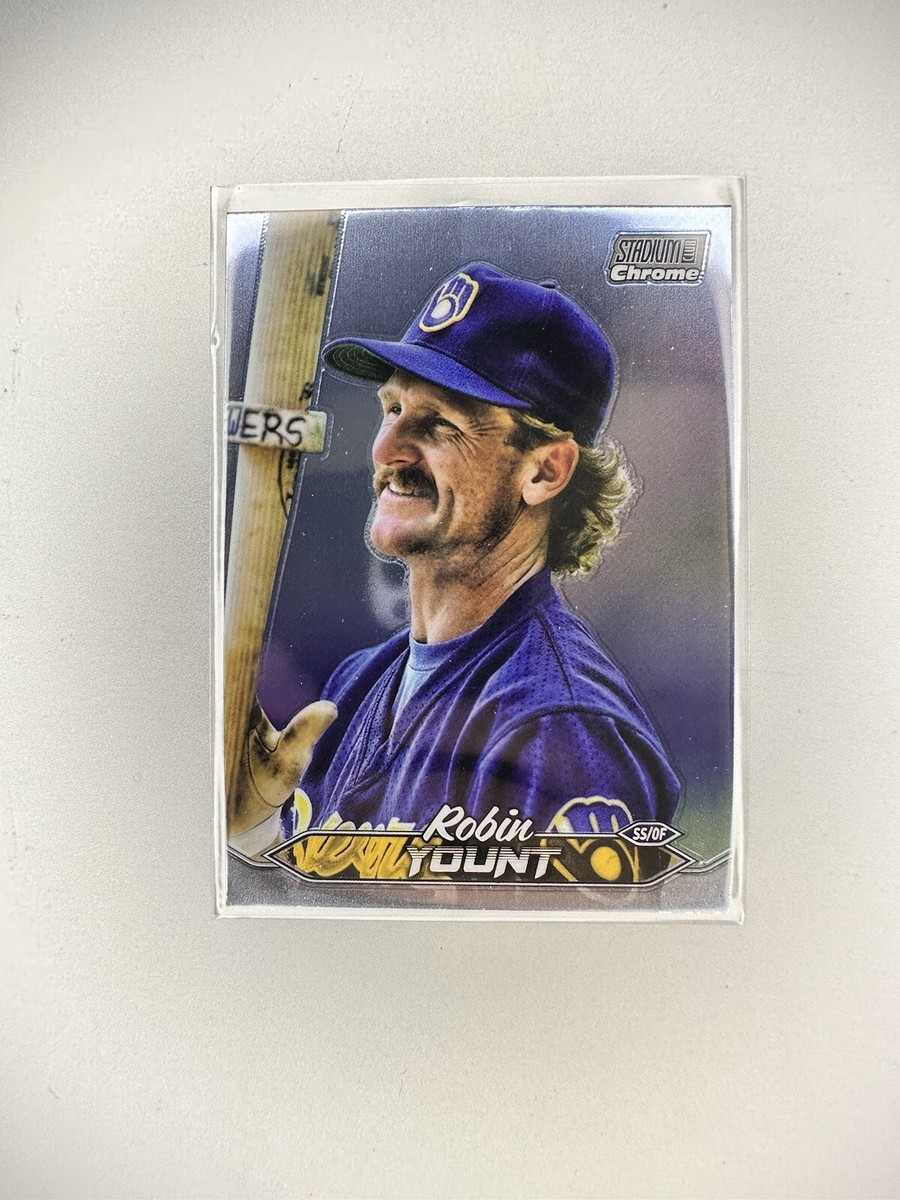 Robin Yount 2024 Topps Stadium Club Chrome #130 Milwaukee Brewers 