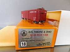Precision Scale Co #16028 Baltimore & Ohio M-26 Box Car #267719 orig 3Panel Door
