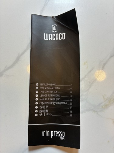 WACACO Minipresso GR tragbare Espressomaschine klein Reise manuelle Kaffeemaschine - Bild 4 von 24