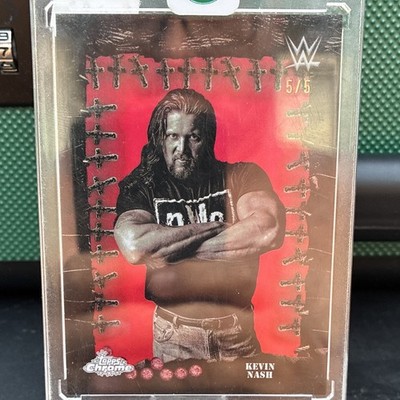Topps 2025 Chrome WWE x Cactus Jack Famed Phantoms Kevin Nash FMP-44 /5