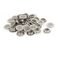 25mm stainless steel circular bottom die mesh shape air vent hole 40pcs