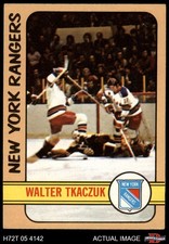 1972 Topps #14 Walt Tkaczuk Rangers-Hockey 7 - NM