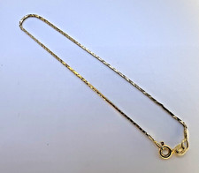 14K Yellow Gold Diamond-Cut Snake Chain Brace...