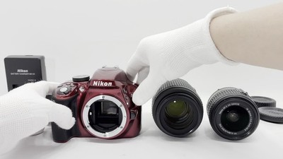 Ｄ３３００　１８－５５ＶＲＩＩ　ＫＩＴ Nikon D3300 DSLR Double Zoom Kit 18-55/55-200mm AF-S G VR [Near