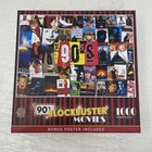 NEW Sealed - MasterPieces Blockbuster Movies 90's 1000 Piece Jigsaw Puzzle