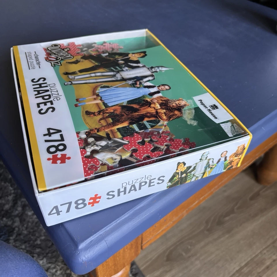 Paper House 478pc The Wizard Of Oz Character Shaped Puzzle! Size 33 x 27 in - Image 4 of 4