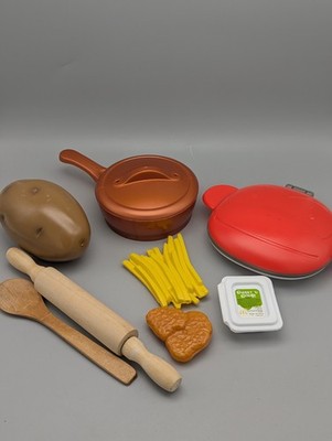 Step 2 Copper Pot Potato McDonald's Sweet & Sour Play Food Kitchen Lot