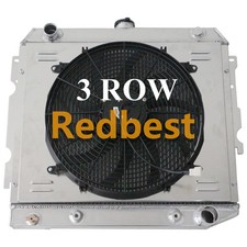 3 Row Alu Radiator Shroud 16fan For 1968-1974 Dodgeplymouthmopar Small Block 3 Row Alu Radiator Shroud 16fan For 1968-1974 Dodgeplymouthmopar Small Block