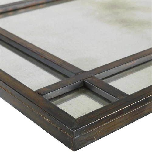 Uttermost Avidan Contemporary Style Metal Mirror in Antique Gold - Picture 3 of 7