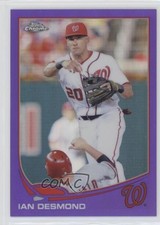 2013 Topps Chrome Retail Purple Refractor Ian Desmond #181 2ol