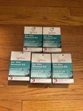 5X Similasan Peroxide Free Ear Wax Removal Kit w/ Bulb Syringe Expiration 10/27