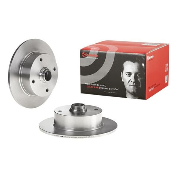 2X Brembo Bremsscheiben 278Mm Voll Vorne Passend FÜR VW 1500,1600 Kaefer Karmann-image