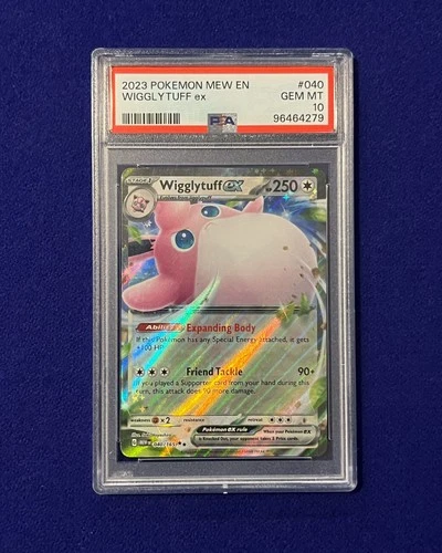 PSA 10 Wigglytuff ex #40 Scarlet & Violet 151 Pokemon 2023 GEM MINT