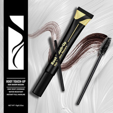 Root Touch up Dark Brown, Hair Mascara for Grey Hair, Water-Resistant Hair Root