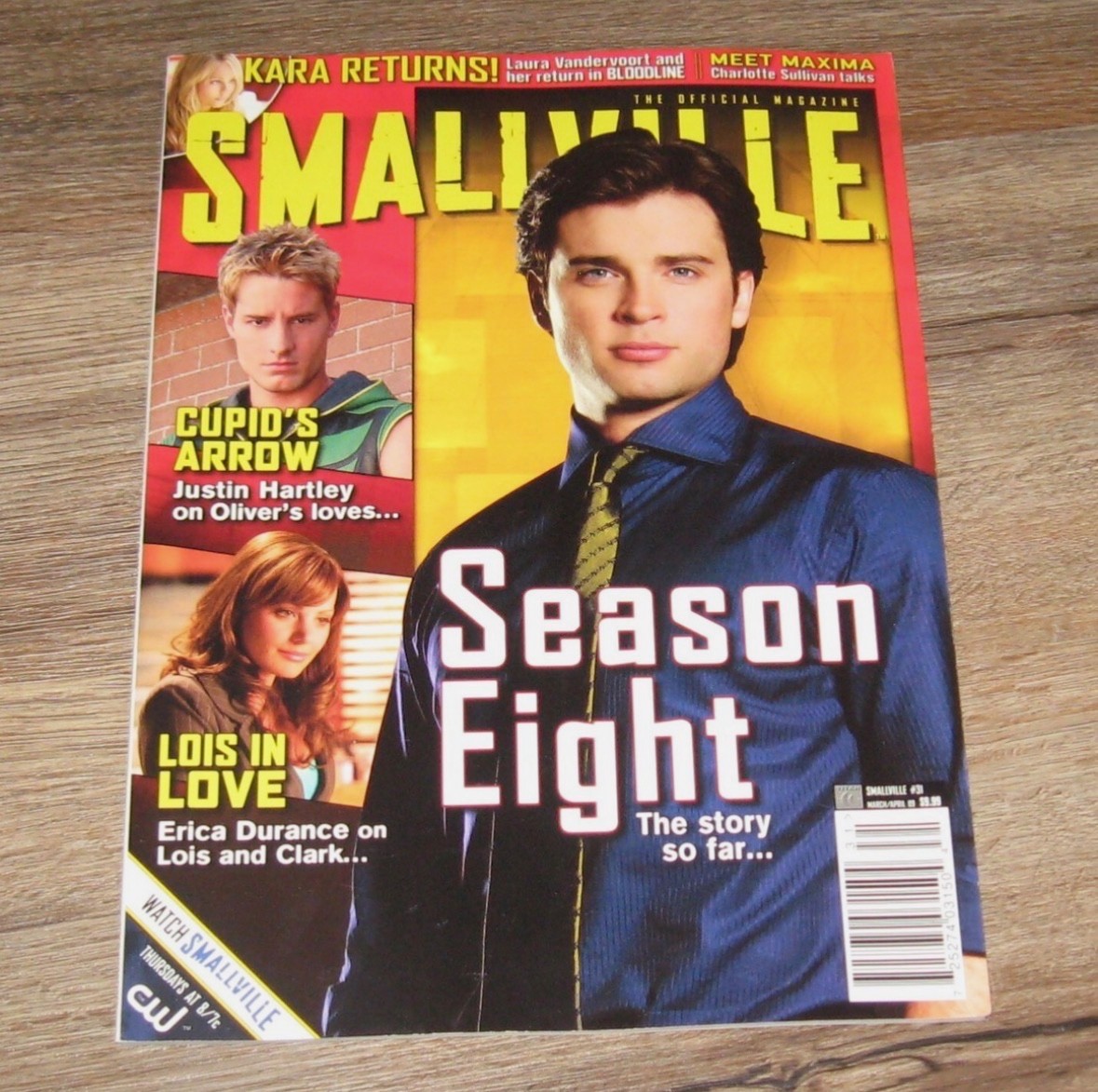 Smallville official magazines #18, 20, 27, 31 back issues Tom Welling