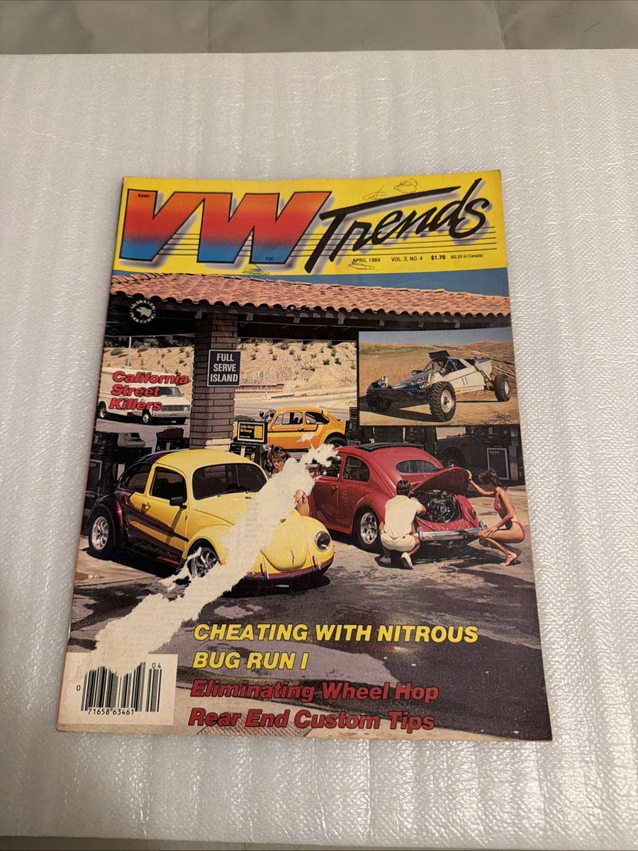 VW Trends Volkswagen Car Magazine Apr/1984 Vol 3 No.4/ F18A | eBay
