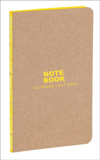 Kraft and Yellow Small Bullet Journal Dot Grid Paper (Notebook / blank book)