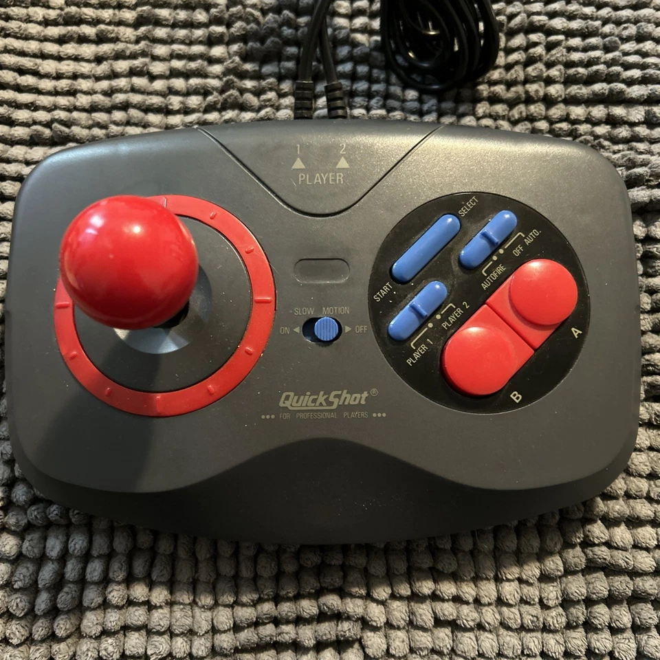  QUICKSHOT NINTENDO NES JOYSTICK PROFESSIONAL CONTROLLER QUICK SHOT QS-128N  - Image 2 of 4