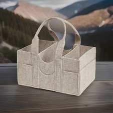 Sprucely Diaper Caddy- Heather Oat Regular 13x9x7