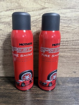 2x MOTHERS 16915 Speed Tire Shine - High-Gloss Finish - Superior Protection