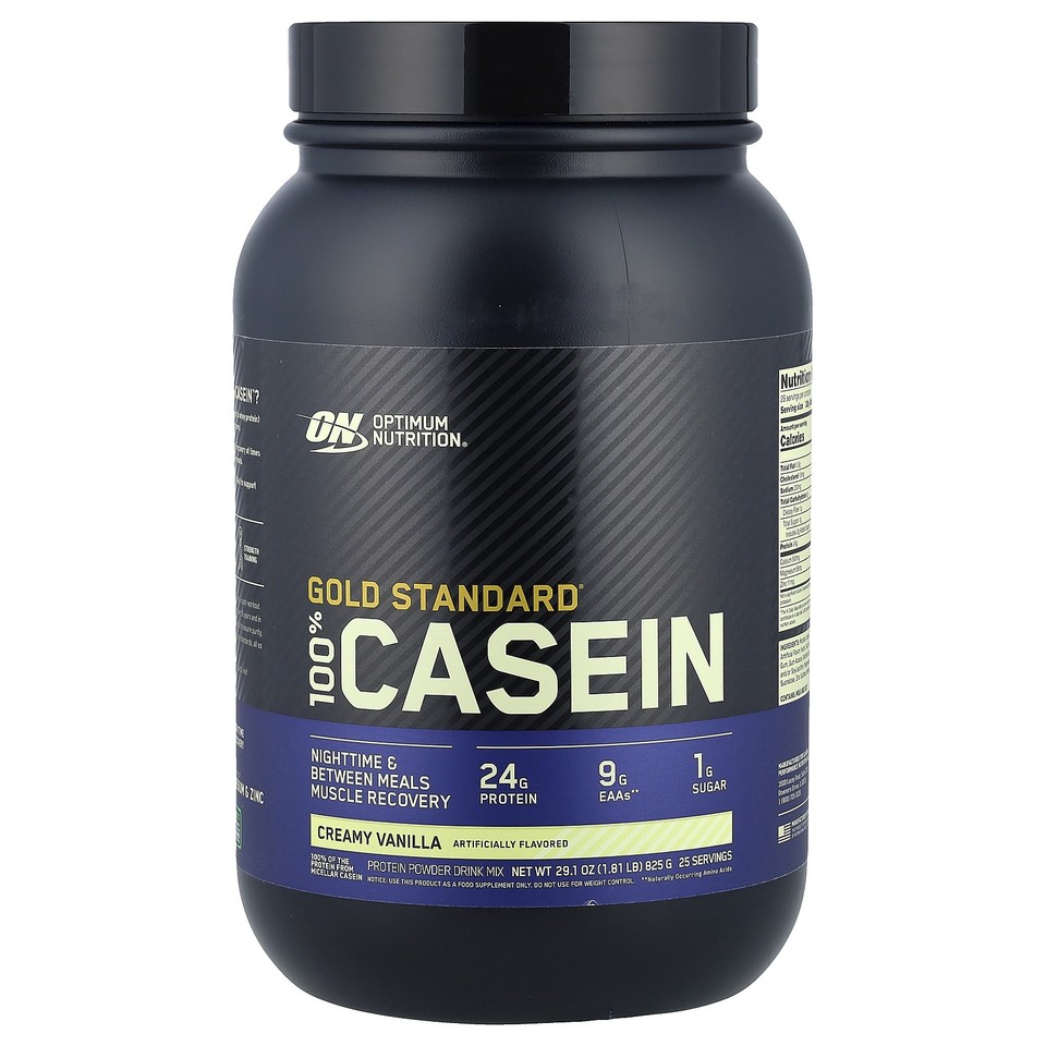Gold Standard® 100% Casein, Creamy Vanilla, 1.81 lb (825 g)