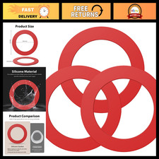 Toilet Flush Valve Seal Gasket Replacement 3 Pack - Upgraded Silicone for 210 21