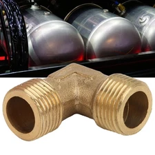 Right Angle Pipe Joint Brass Pump Check Valve Connection Elbow Air Compressor