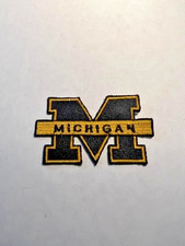Nice NCAA Michigan Wolverines Iron-On Big Blue Patch.NEW.Same day Shipping.