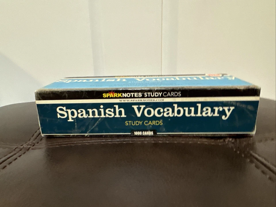 SPARKNOTES Study Cards SPANISH VOCABULARY 1000 flashcards - Image 2 of 4