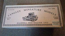 Langley Miniature Models Scammell 45 CD Tractor Unit Ref G85 New Sealed 1/76 Kit