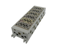 NEW SMC VV716-03R-03B MANIFOLD ASSEMBLY 3/8" 6-VALVE VV71603R03B