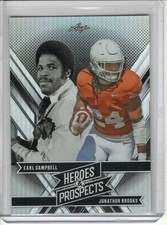 2024 LEAF HEROES & PROSPECTS EARL CAMPBELL/JONATHON BROOKS #176/199 *SILVER*