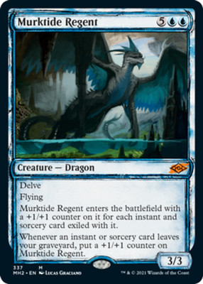 Light Play x 1 Murktide Regent - Showcase Modern Horizons 2 Variants