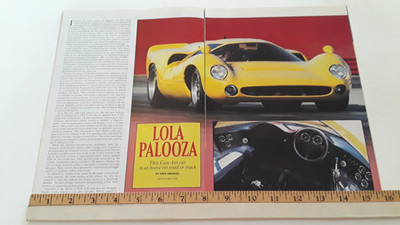 LOLA T70 - CAN AM CONSTRUCTORS - CHARLIE /  DON BARTZ    ORIGINAL 1984 ARTICLE