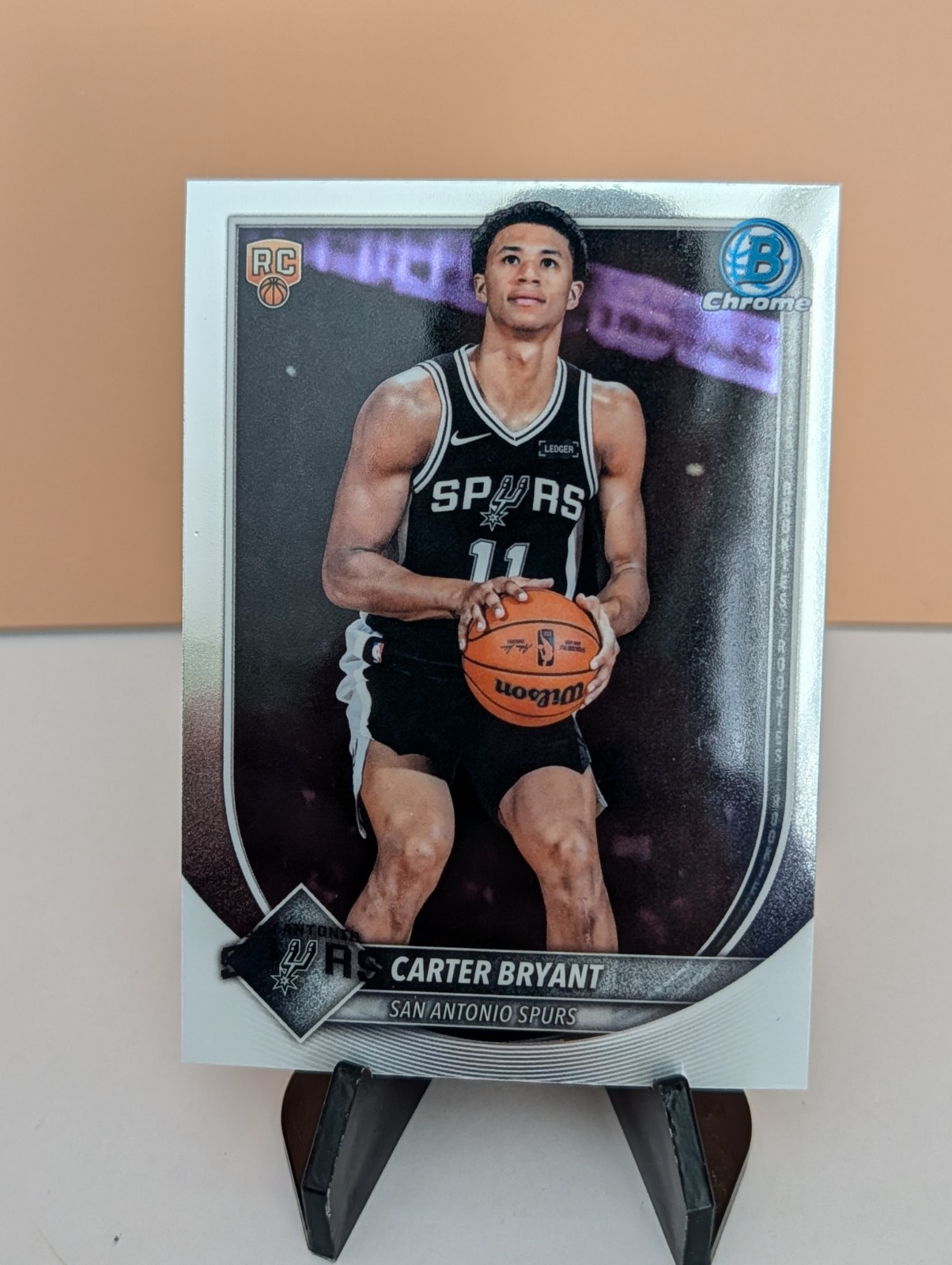 2025-26 Topps Bowman - Carter Bryant Rookie Chrome #BCV-14 RC Spurs 