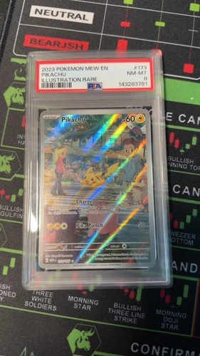 Pikachu 173/165 Sv: Scarlet & Violet 151 Holo Psa 8