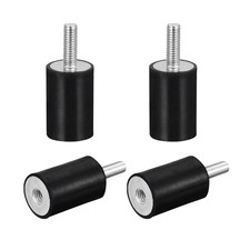 4 Set Rubber Mounts M6 Male/Female Vibration Isolator Shock Absorber